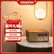 山進(jìn)（SANGEAN）BLUES II 布魯斯桌面復古無(wú)線(xiàn)藍牙音箱低音炮木質(zhì)箱體小音響高端禮物半導體收音機