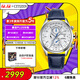 西鐵城（CITIZEN）手表男日韓表光動(dòng)能萬(wàn)年歷顯示皮帶運動(dòng)送送圣誕禮物AT8260-18A