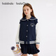 巴拉巴拉【balaOne】童裝兒童外套女童棒球服2026春甜美撞色