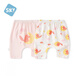 舒貝怡2件裝兒童短褲女童男童夏季寶寶大PP褲子純棉七分褲哈輪褲粉色100