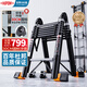 杜邦（DU PONT）伸縮梯家用安全梯工程折疊樓多功能鋁合金竹節梯國標30步距2.2M