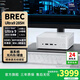步睿爾 BREC 酷睿UItra9 285H 迷你主機 白色準系統 AI高性能游戲設計直播WiFi便攜桌面臺式機電腦小主機 UItra9 285H 冷銀灰準系統（無(wú)內存硬盤(pán)）