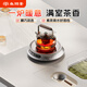 尚朋堂電陶爐圍爐煮茶煮茶爐圓形不挑茶具恒溫全玻璃養生壺電磁爐節日禮物360°C環(huán)狀煨烤