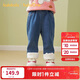 巴拉巴拉balaOne兒童長(cháng)褲女童寶寶直筒牛仔褲加絨保暖2025冬208425108008