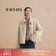 ERDOS 休閑翻領(lǐng)保暖羊毛外套時(shí)尚百搭通勤女短外套 奶昔白 175/92A/XL