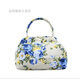 暢印 高顏值小包手提布包女包迷你小包包手提包女包水餃包小眾包媽媽買(mǎi)菜包帆布包 藍大花大款