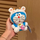 哆啦A夢(mèng)毛絨公仔玩偶卡通布藝汽車(chē)鑰匙扣掛件機器貓書(shū)包掛件 正版哆啦A夢(mèng)【小羊電話(huà)套裝】呆萌