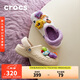 卡駱馳（CROCS）貝雅暖絨克駱格洞洞鞋|206633 白/淡紫 -577 40(250mm) 