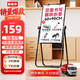 比比牛 60*90cmU型雙面升降白板 辦公寫(xiě)字板家用黑板 雙面書(shū)寫(xiě)翻轉折疊升降 U型支架式黑板 BBNS6090