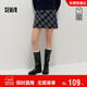 森馬（Semir）商場(chǎng)同款|半身裙女冬半松緊腰仿呢短裙2025辣妹A字裙101725120002