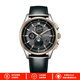 西鐵城西鐵城（CITIZEN）男表太陽(yáng)能電波月相多功能時(shí)尚商務(wù)簡(jiǎn)約腕表 BY1004-17X(表芯：H874）