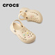 卡駱馳（CROCS）貝雅云彩女士洞洞鞋休閑鞋|208186 冬日白-11S   37 /38(240mm)