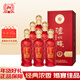 瀘州老窖 瀘州醇 柔和 濃香型白酒 42度 500ml*6瓶 整箱 婚宴過(guò)年送禮