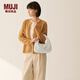 MUJI OBP再生抓絨 手提包 包包女包 EF23CC5A 象牙白色 長(cháng)16*寬7*高15cm