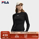 FILA 斐樂(lè )【楊冪同款】女子針織長(cháng)袖衫2025冬時(shí)尚休閑簡(jiǎn)約基礎圓領(lǐng)長(cháng)T