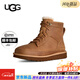 UGG秋冬季新款男士舒適保暖純色平底系帶圓頭短筒時(shí)尚休閑靴2026新款 BWST | 赤褐色 40 鞋內長(cháng)：25CM