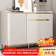 梵艾奇意式輕奢巖板鞋柜門(mén)口家用隔斷玄關(guān)柜門(mén)廳柜烤漆收納柜置物柜鞋架 優(yōu)質(zhì)D622【120*35*100】