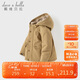 戴維貝拉兒童棉服秋冬女童男童中大童加絨三防透濕棉襖外套