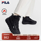 FILA 斐樂(lè )官方女鞋復古運動(dòng)鞋2025冬季新款中幫加絨休閑鞋 黑-BK 35.5