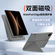 rurihai【2025新款】適用華為matepadedge保護套磁吸14.2英寸二合一平板電腦支架鍵盤(pán)保護殼配件內膽包 【深空灰】磁吸多折-橫豎支撐-透氣散熱 華為Matepad edge 【14.
