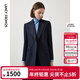 朗姿【Basic衣櫥】羊毛正裝氣質(zhì)西服女秋秋新款西裝外套設計感 暮色藏藍色4 L