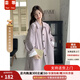 蕓蕁風(fēng)衣女紫色氣質(zhì)文藝范中長(cháng)款外套2025春季新款設計感簡(jiǎn)約寬松大衣 紫色風(fēng)衣 寬松版 S 建議80-95斤