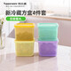 特百惠（Tupperware）冷藏1L*4件套保鮮盒蔬菜水果收納盒食品級密封冰箱儲物盒 彩色蓋