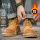 舒小朵大黃靴2026春季新款男女同穿時(shí)尚潮流增高保暖大黃工裝靴舒朵 不加絨（男款） 40