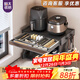 酷太（COOKTIME）廚房微波爐置物架帶抽屜調料電器收納架烤箱臺面雙層置物架 556寬標準款 (送藤筐+洗米器)
