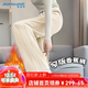 真維斯（JEANSWEST）褲子冬季女窄版加絨闊腿褲2025冬季新款休閑褲直筒百搭小個(gè)子褲子