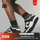 耐克大童低幫平底運動(dòng)鞋冬季男女童部分皮面板鞋NIKE DUNK CW1590 100白色/黑/白色 40