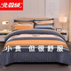 北極絨（Bejirog）秋冬加厚磨毛全棉四件套生態(tài)純棉保暖床單被套雙人冬季床上套裝 印象派R 1.8米床四件套 床單款 （被套200*230cm）
