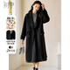 初申冬季羊毛大衣新年穿搭年會(huì )毛呢大衣女長(cháng)款雙面呢外套S144G1003