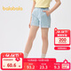 巴拉巴拉童裝兒童短褲女童2025夏裝牛仔休閑中大童褲子208225110002