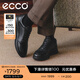 愛(ài)步（ECCO）*商務(wù)休閑鞋 男士休閑皮鞋舒適牛皮正裝鞋男鞋婚鞋 雅仕207124 黑色20712401001 40
