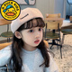G.duck小黃鴨兒童貝雷帽子秋冬女童八角帽子鴨舌帽復古風(fēng)女寶寶畫(huà)家帽子 淺粉色#復古風(fēng) 參考年齡2-9歲(帶抽繩調節) 均碼
