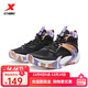 特步（XTEP）【門(mén)店同款】2024冬季新款御風(fēng)TD實(shí)戰籃球鞋男 黑/藤蘿紫 42
