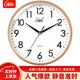 康巴絲（Compas）掛鐘客廳靜音簡(jiǎn)約客廳石英鐘表掛墻時(shí)鐘 c2855 金色 26cm直徑