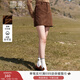 香影美拉德半身短裙女2025秋冬新款顯瘦a字高腰復古氣質(zhì)咖色裙子 咖啡 M