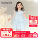 巴拉巴拉女童裙子兒童連衣裙2025夏裝中大童公主洋氣網(wǎng)紗裙子208225111028