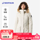迪卡儂（DECATHLON）男女防風(fēng)防水外套加厚保暖棉衣棉服棉襖男中長(cháng)款派克大衣NH900 女款-淺白堊灰-SH900 M