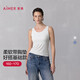 愛(ài)慕（Aimer）內衣女夏季打底寬肩帶帶杯帶胸墊背心上衣AM72B511 L 