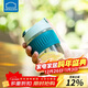 樂(lè )扣樂(lè )扣（LOCK&LOCK）咖啡杯耐熱玻璃水杯子男女學(xué)生便攜式雙飲吸管杯隨手杯350ML綠色