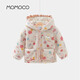 瑪米瑪卡（MOMOCO）兒童外套女童冬季加絨棉服時(shí)尚洋氣毛毛外套