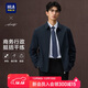 海瀾之家（HLA）領(lǐng)昂行政夾克男25新品翻領(lǐng)通勤商務(wù)廳局干部風(fēng)外套男秋季