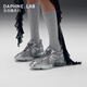 DAPHNE LAB泡泡糖老爹鞋2代 厚底運動(dòng)鞋李嘉元|劉燁同款 銀色    38   