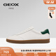 GEOX杰歐適秋冬新品男士真皮透氣德訓鞋時(shí)尚休閑經(jīng)典百搭白鞋潮流 白綠色 42