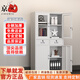 京牛辦公鐵皮文件柜玻璃展示抽屜柜檔案資料柜帶鎖財務(wù)憑證柜儲物柜子 二斗器文件柜 0.6mm