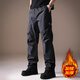 貴色高端美式戶(hù)外工裝沖鋒褲男秋冬季加絨速干運動(dòng)防水休閑直筒長(cháng)褲子