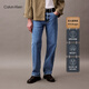 Calvin KleinJeans【復刻90系列】四季款男女情侶中性美式復古ck直筒牛仔褲 U1W-牛仔藍 33